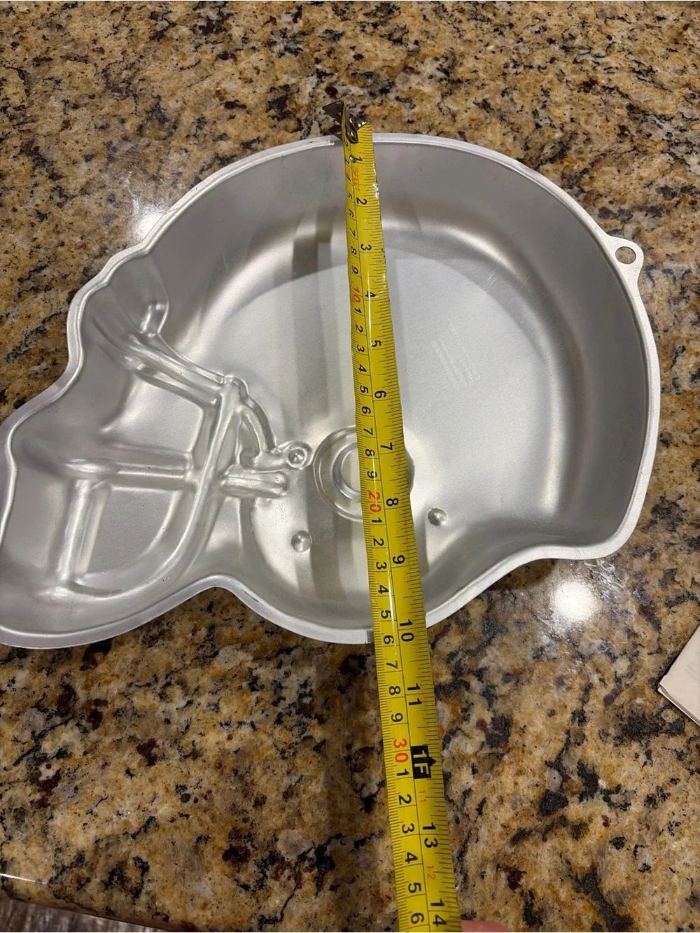 Vintage Wilton Football Helmet Cake Pan Mold #2105-3510 with instructions